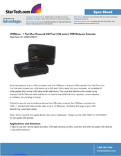 StarTech.com USBthere USB100EXT Specifications