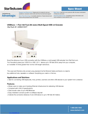 StarTech.com USBthere USB221EXT Specifications