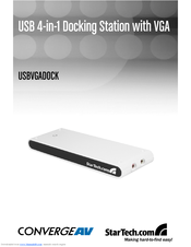 StarTech.com USBVGADOCK User Manual