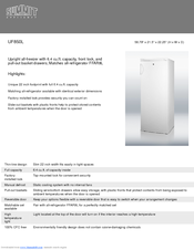 Summit UF850L Specifications