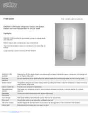 Summit FFBF240W Specifications