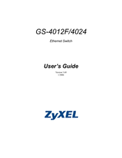 ZyXEL Communications GS-4024F User Manual