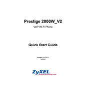 Zyxel Communications Prestige 2000W_V2 Quick Start Manual