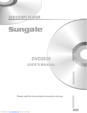 Sungale DVD-2030 User Manual