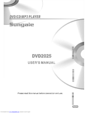 Sungale DVD-2025 User Manual