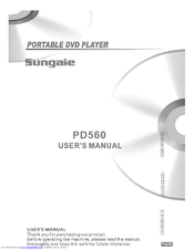 Sungale PD-560 User Manual