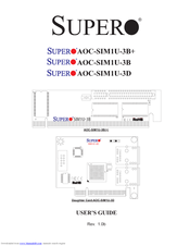Supero AOC-SIM1U-3B+ User Manual