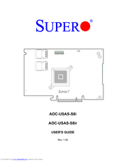 Supero AOC-USAS-S8ir User Manual