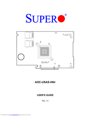 Supero AOC-USAS-H8ir User Manual