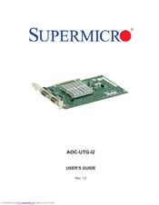 Supermicro AOC-UTG-I2 User Manual