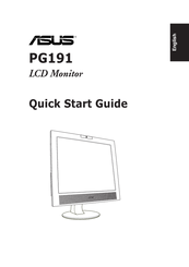 Asus PG191 Quick Start Manual