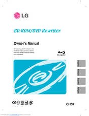 LG CH08LS10 -  Super Multi Owner's Manual