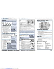 Electrolux EI26SS55GS Installation Instructions