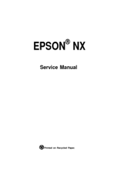 Epson NX Service Manual