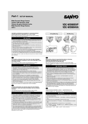 Sanyo VDC-WD9884VA Setup Manual