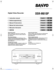 Sanyo DSR-M810PA Instruction Manual