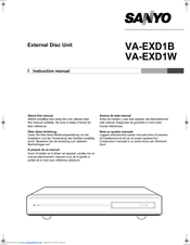 Sanyo VA-EXD1B Instruction Manual