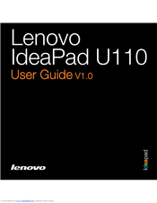 Lenovo L7500 - IdeaPad U110 User Manual