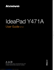 Lenovo IdeaPad Y471A User Manual