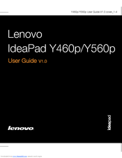 Lenovo IdeaPad Y460p User Manual