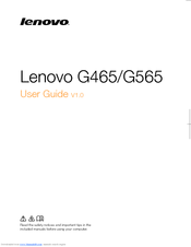 Lenovo G565 User Manual
