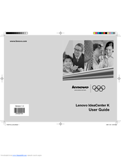 Lenovo IdeaCenter K User Manual