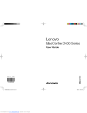 Lenovo IdeaCentre D400 User Manual
