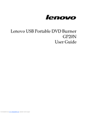 Lenovo GP20N User Manual