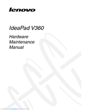 Lenovo IdeaPad V360 Hardware Maintenance Manual