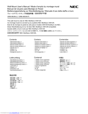 NEC WM-46UN-L User Manual