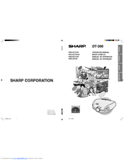 Sharp DT 200 - Home Theater TV Projector Operation Manual