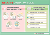 Sharp DX-C310FX Operation Manual
