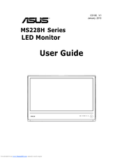 Asus MS228H Series User Manual