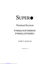 Supero SUPER P5MMS2 User Manual