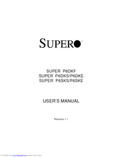 Supermicro SUPER P6DKE User Manual