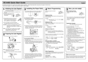 Sharp XE-A403 Quick Start Manual