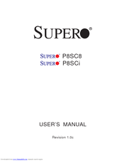 Supero P8SCi User Manual