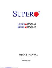 Supero PDSM4 User Manual