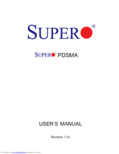 Supermicro PDSMA User Manual