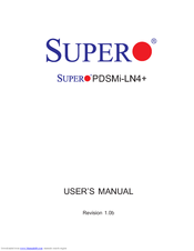 Supermicro PDSMi-LN4 Plus User Manual