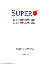 Supero PDSML-LN2+ User Manual