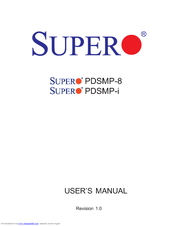 Supero PDSMP-i User Manual