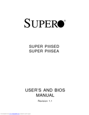 Supermicro PIIISED User Manual