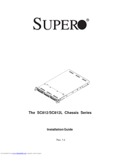 Supero SC812L-520 Installation Manual