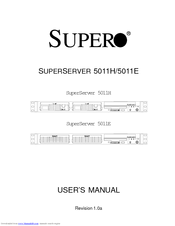 Supero SuperServer 5011E User Manual
