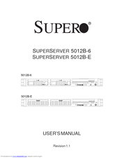 Supero SuperServer 5012B-E User Manual