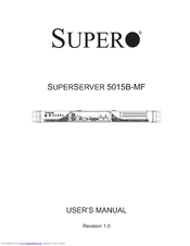 Supero SuperServer 5015B-MF User Manual