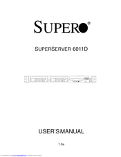 Supermicro SuperServer 6011D User Manual