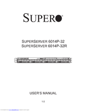 Supermicro SUPERSERVER 6014P-32R User Manual