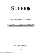 Supermicro SUPERSERVER 6015A-NT User Manual